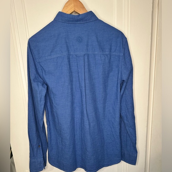 NWT Fat Face Tadlow 100% Cotton Long Sleeve Button Down Shirt Blue Men's Size S - Picture 5 of 10